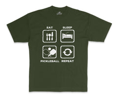 Eat Sleep Pickleball Repeat Shirt